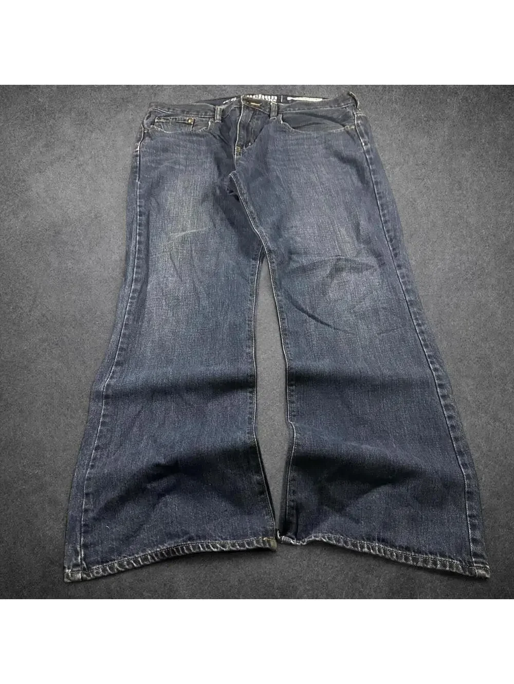 Y2K skater grunge indie urban pipeline baggy bootcut jeans - fits 35x29
